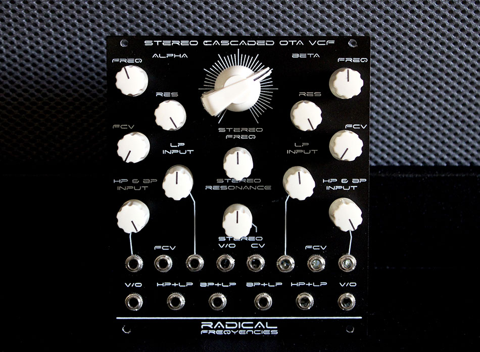 Radical Frequencies Stereo Cascaded OTA VCF