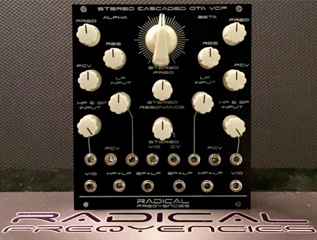 Radical Frequencies Stereo Cascaded OTA VCF